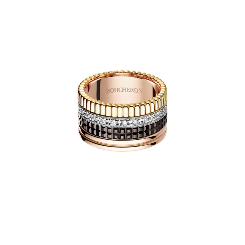 Quatre classique large ring diamonds classique | Jewelry | Boucheron USA