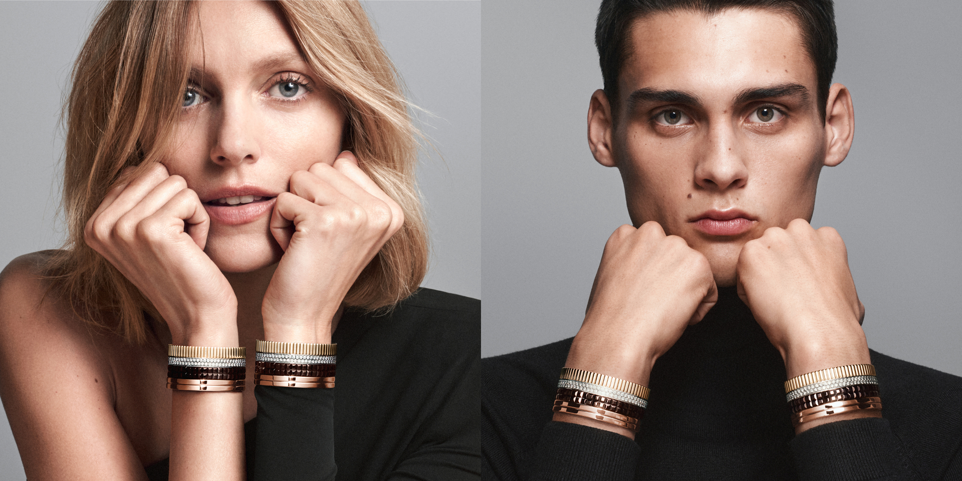 Boucheron new campaign - quatre classique cuff bracelet